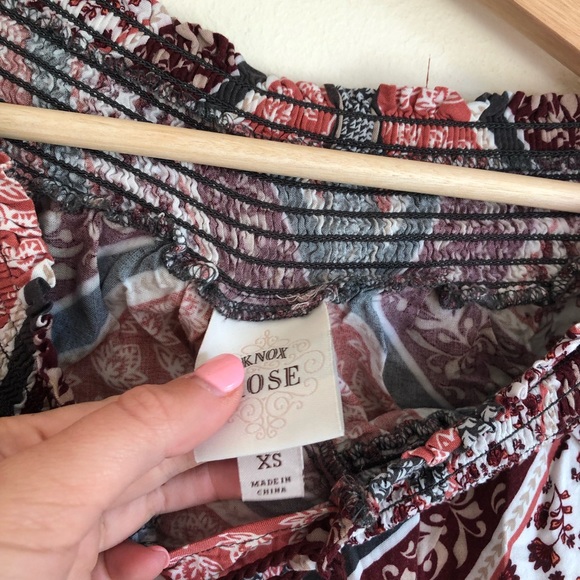 Knox Rose Off the Shoulder sz XS ✨ - Picture 3 of 4